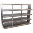 Prateleira de inox para cozinha industrial