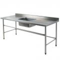 Mesa de inox para cozinha industrial