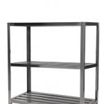 Prateleira de inox para cozinha industrial